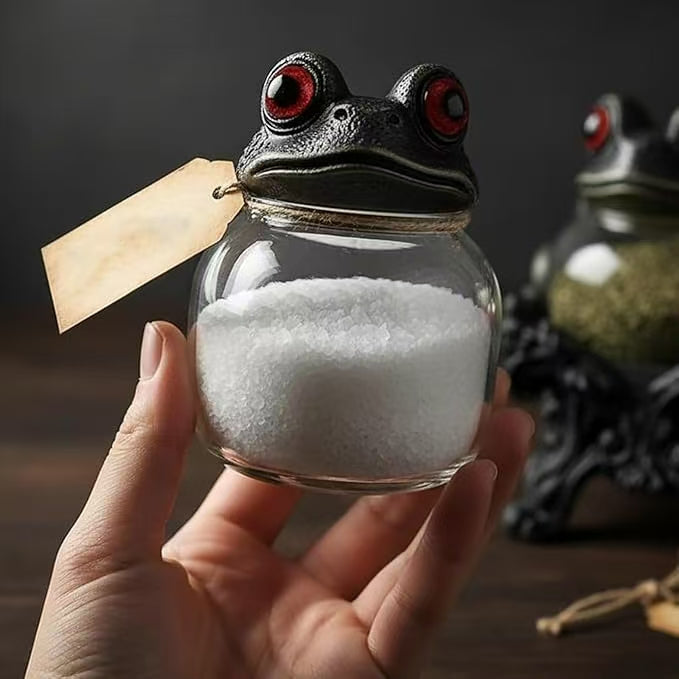 Witch Frog Spice Jar