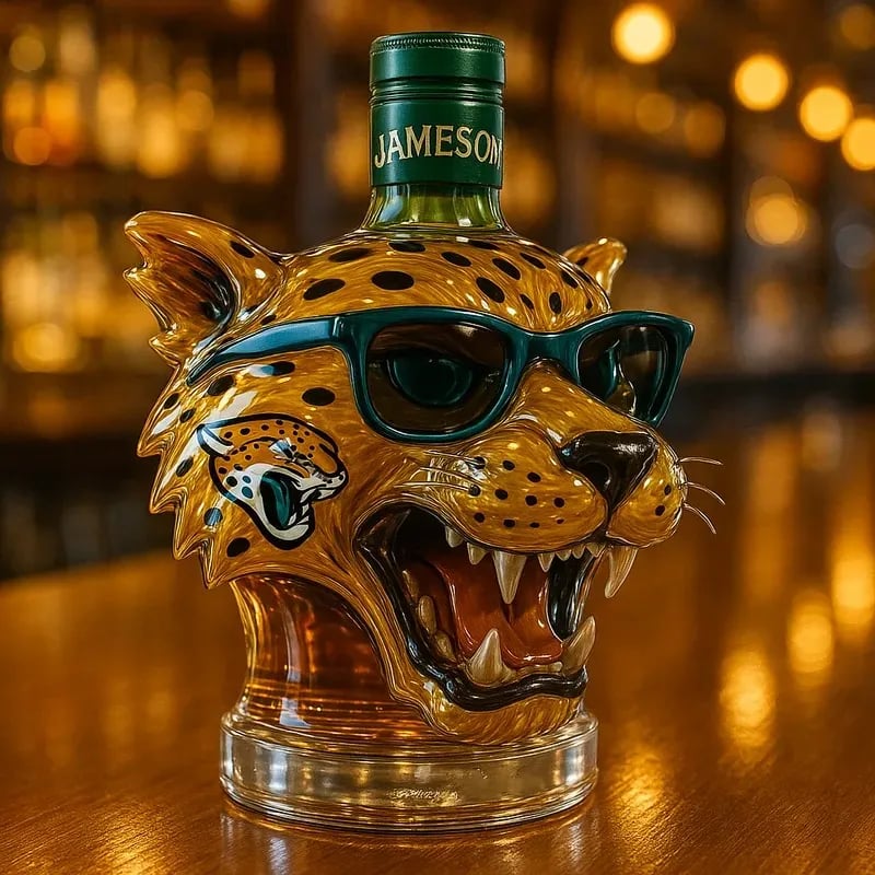 Jacksonville Jaguars Whiskey Decanter