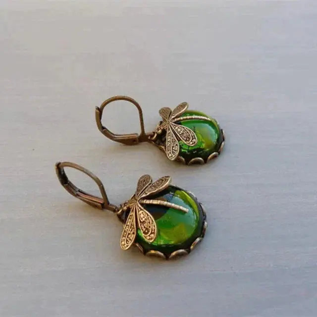 Spherical Gulibelle Earrings in Antique Gold