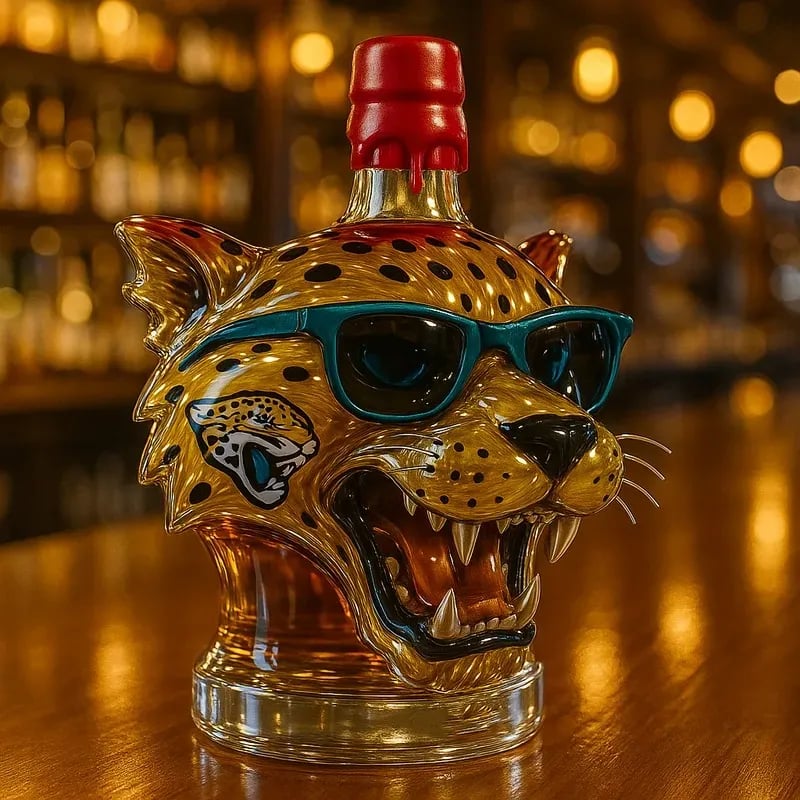 Jacksonville Jaguars Whiskey Decanter
