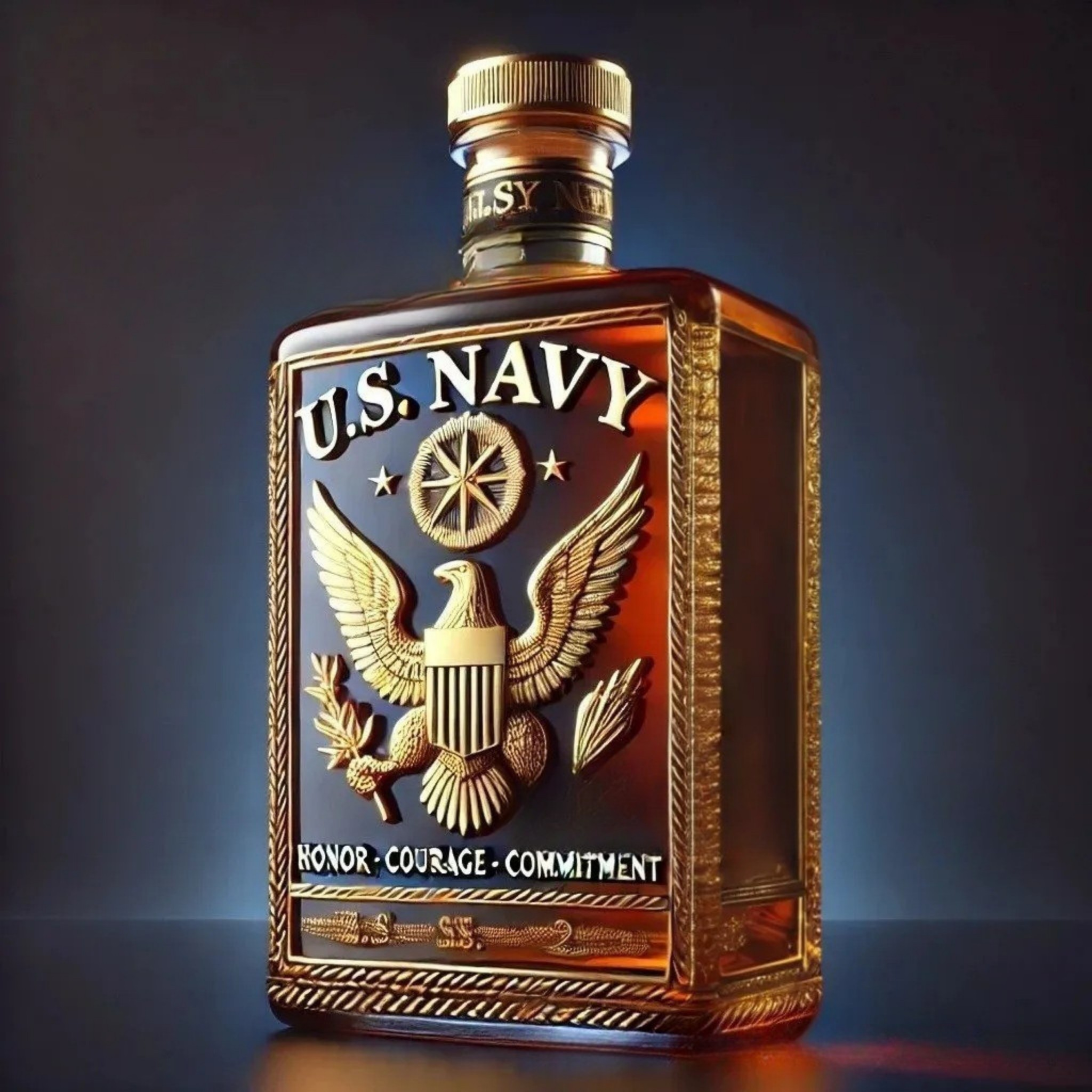 US Navy Special Edition Whiskey Decanter